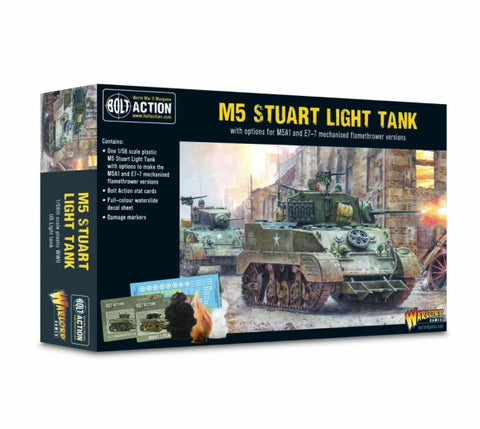 M5 Stuart Light Tank - 28mm - Bolt Action - 402011303