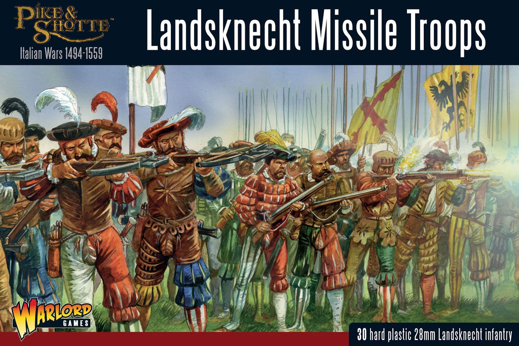 Landsknecht Missile troops - 28mm - Pike & Shotte - 202016003