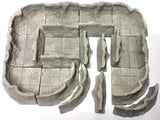 Scenery Wargame - Mixed pieces for role-playing games (x17) - 28mm