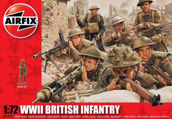 Airfix - 01763 - WWII British Infantry Northern Europe (1944-1945) - 1:72