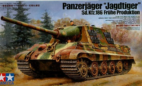 Tamiya - 35295 - JagdTiger Sd.Kfz.186 early version with etched parts - 1:35