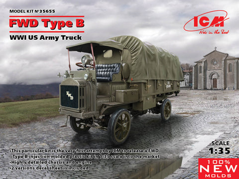 ICM ICM35655 - FWD Type B, WWI US Army Truck - 1:35