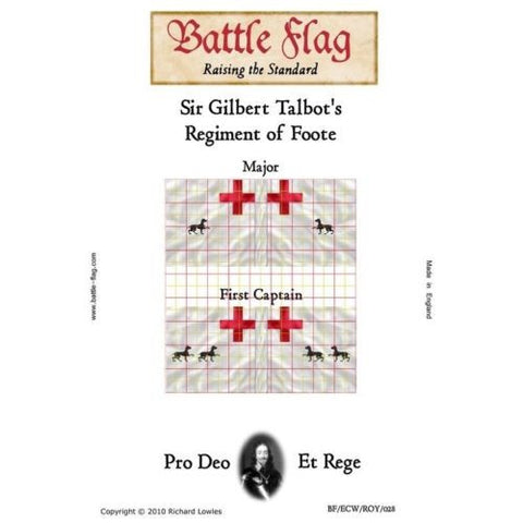 Battle Flag - Sir Gilbert Talbot's Regiment of Foote 2 (English Civil War) -28mm