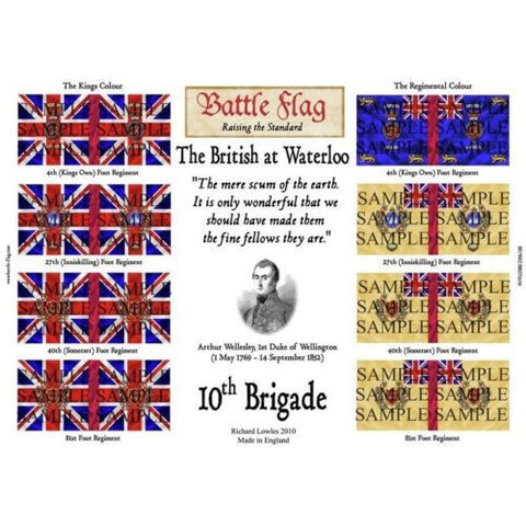 The 10th Brigade (Napoleonic War) - 28mm - Battle Flag - ASTER37 - @
