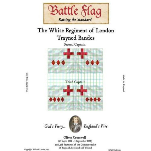 Battle Flag - The White Regiment of London Trayned Bande B - 28mm