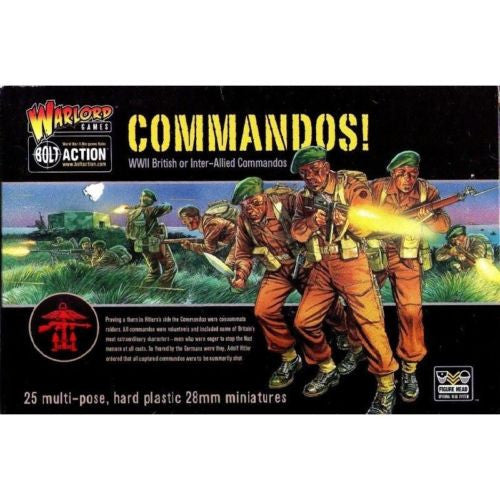 Warlord Games - Bolt Action WGB-BI-03 - Commandos (WWII British or Inter-Allied) - 28mm