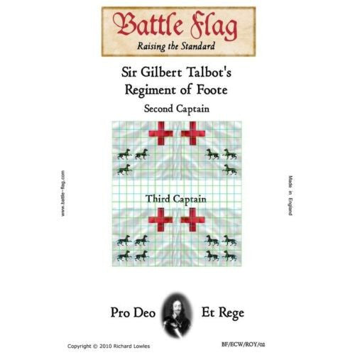 Battle Flag - Sir Gilbert Talbot's Regiment of Foote 3 (English Civil War) -28mm