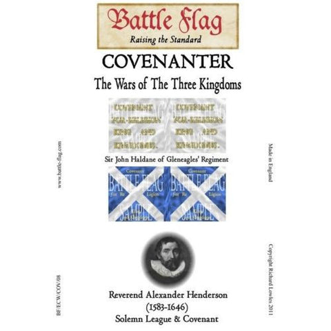 Battle Flag - Lord Haldane of Gleneagle's Regiment (English civil war) - 28mm