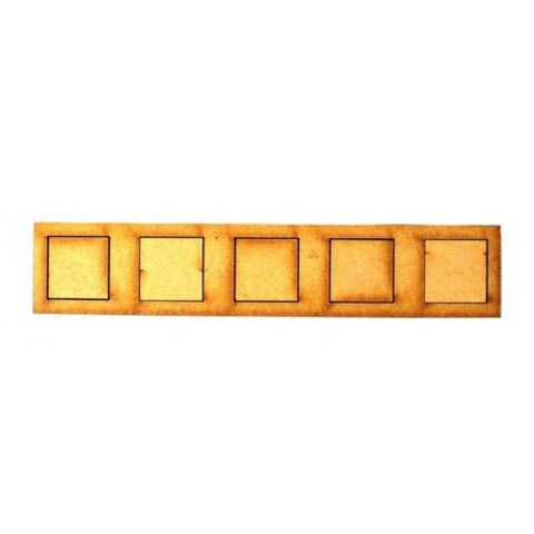 Movement Trays in MDF (2,9cm x 15cm) 5 SLOT (20mm)