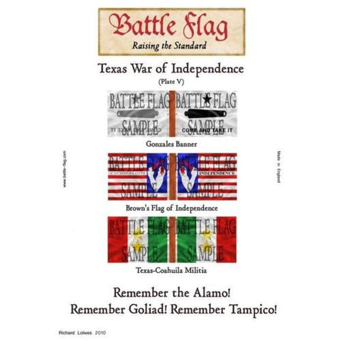 Battle Flag - Texas War of Independence Plate V (Texas War of Independence) - 28mm