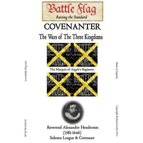 Battle Flag - The Marquis of Argyle's regiment (English civil war) - 28mm