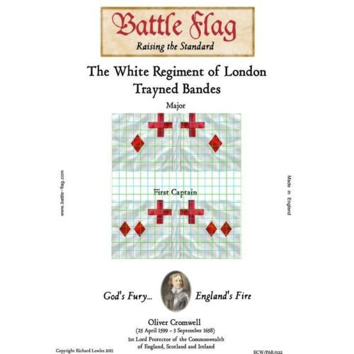 Battle Flag - The White Regiment of London Trayned Bande C - 28mm