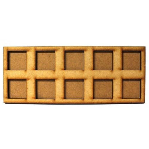 Movement Trays in MDF (7,5cm x 18,8cm) 10 SLOT (25mm)