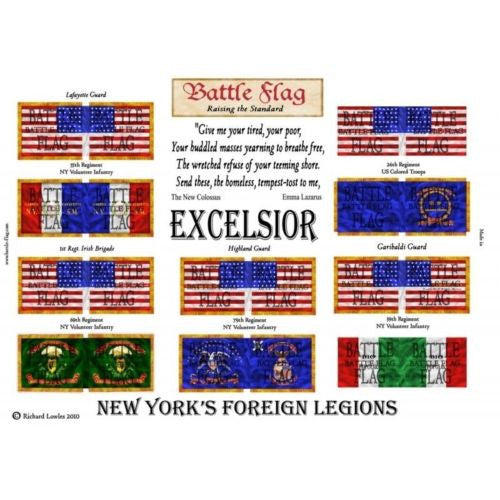 Battle Flag - New York's Foreign Legions (American Civil War) - 15mm