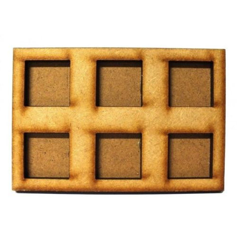Movement Trays in MDF (6,5cm x 9,7cm) 6 SLOT (20mm)