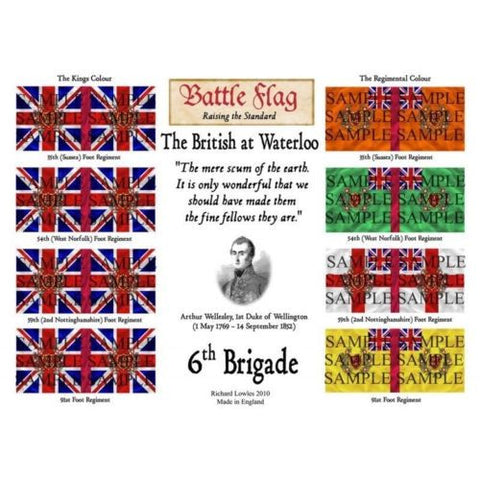 The 6th Brigade (Napoleonic War) - 28mm - Battle Flag - ASTER36 - @