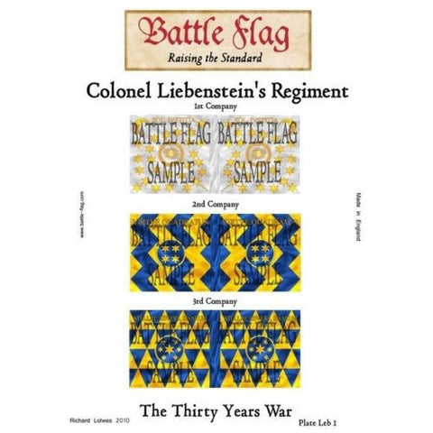 Battle Flag - Colonel Leibenstein's Regiment (Plate I) (Thirty Years War) - 28mm