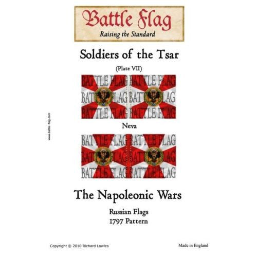Battle Flag - Soldiers of the Tsar (Plate VII) Musketeer Regiment Neva (Napoleonic War) - 28mm