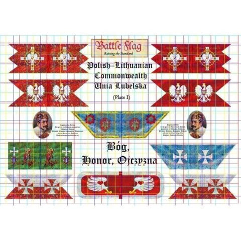 Flags of the Polish-Lithuanian Commonwealth (Renaissance) - 28mm - @