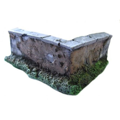 Scenery - Wargame - Wall corner - ES42 - USED