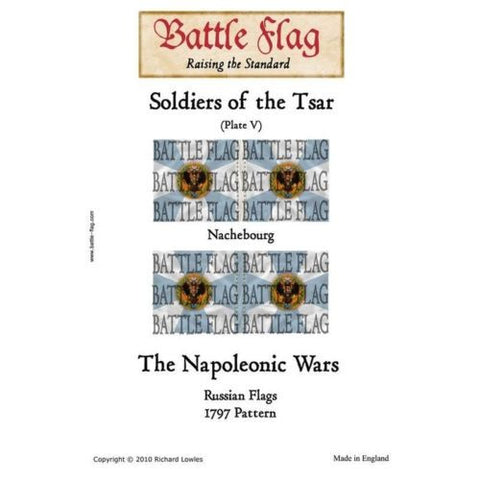 Battle Flag - Soldiers of the Tsar (PlateV) Musketeer Regiment Nachebourg (Napol