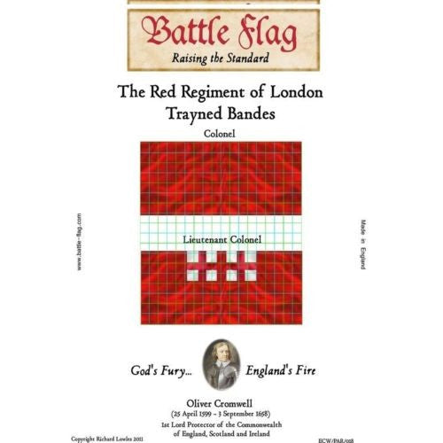 Battle Flag - The Red Regiment of London Trayned Bande A - 28mm