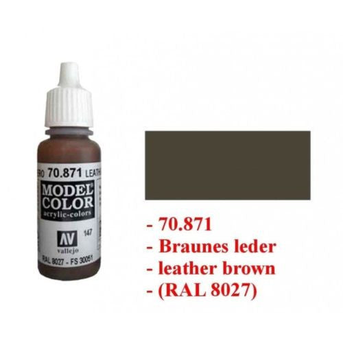 Vallejo Color - Leather brown 147 - AV70871