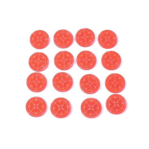 4GROUND - Red Marker Light / Lock On Tokens (16) - MG-TAM-148R