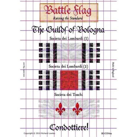 Battle Flag - Bologna Guilds Plate I (Renaissance ) - 28mm