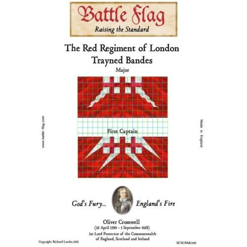Battle Flag - The Red Regiment of London Trayned Bande B - 28mm