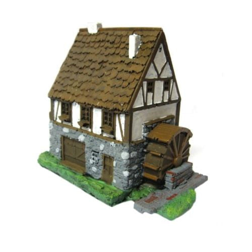 Scenery - Wargame - House with mill - ES221 - UNPAINTED USED