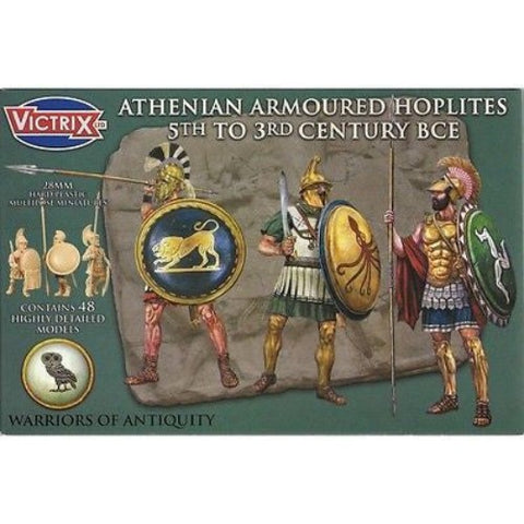 Athenian armoured hoplites 5° to 3° century BCE - 28mm - Victrix - VXA001