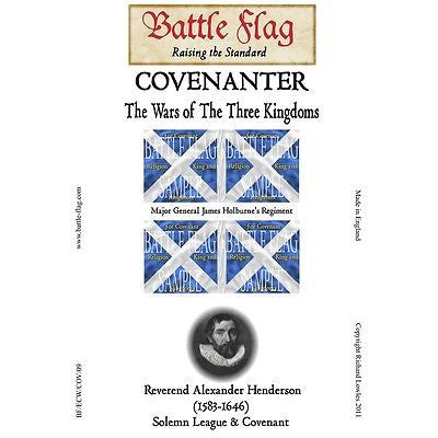 Battle Flag - Major General James Holburne's Regiment (English civil war) - 28mm