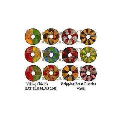 Battle Flag - Viking Shield designs (Dark Ages) - 28mm - VS07