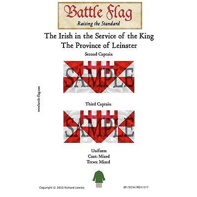 Battle Flag - The Province of Leinster Second Captain Third Captain - 28mm