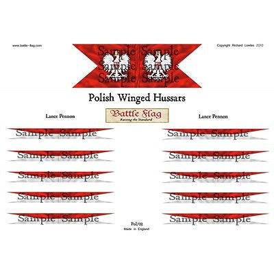 Battle Flag - Polish Winged Hussars (Renaissance) - 28mm - POL/02