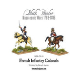Mounted Napoleonic french infantry colonels - 28mm - Black Powder - WGN-FR-24