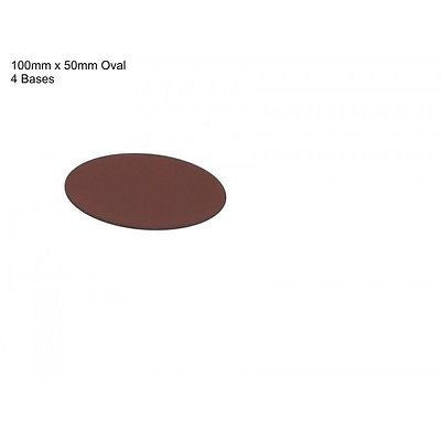 4GROUND - Brown primed bases 100 x 50 mm (4) - PBB-10050O