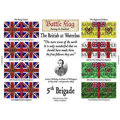 Battle Flag - The 5th Brigade (Napoleonic War) - 15mm