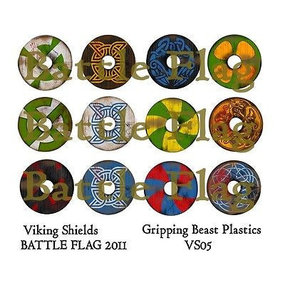 Battle Flag - Viking Shield designs (Dark Ages) - 28mm - VS05