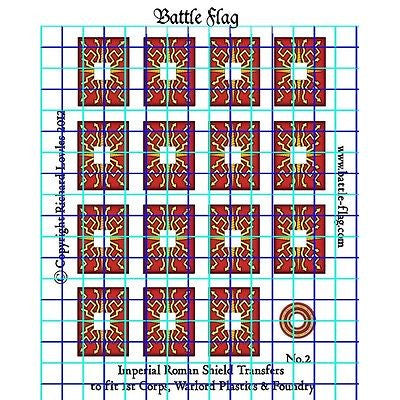 Battle Flag - Early Imperial Roman Legionary Shield Design - 28mm - EIRL2