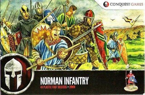 Norman infantry - 28mm - Conquest Games - CG2 - @