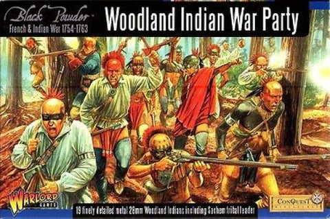 Black Powder - WG7FIW01 - Woodland Indian war party - 28mm