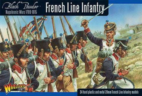 Napoleonic French line infantry - 28mm - Black Powder - WGN-FR-09