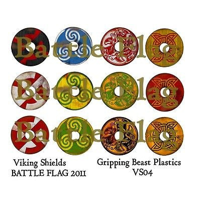 Battle Flag - Viking Shield designs (Dark Ages) - 28mm - VS04