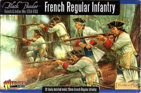 French regular infantry 1754-1763 - 28mm - Black Powder - WG7-FIW-03