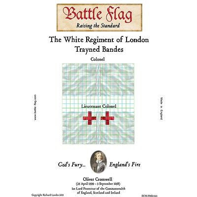 Battle Flag - The White Regiment of London Trayned Bande A - 28mm