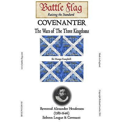 Battle Flag - Sir Mungo Campbell's Regiment (English civil war) - 28mm