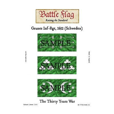 Battle Flag - Swedish Infantry (Thirty Years War) - 28mm - BF/TYW/SWE/02