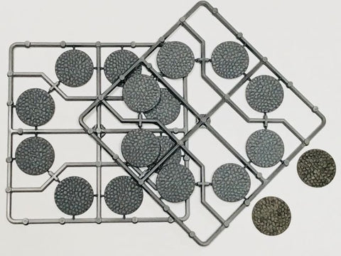 Renedra Plastic - BASE24 - 30mm Diameter Cobblestone Bases